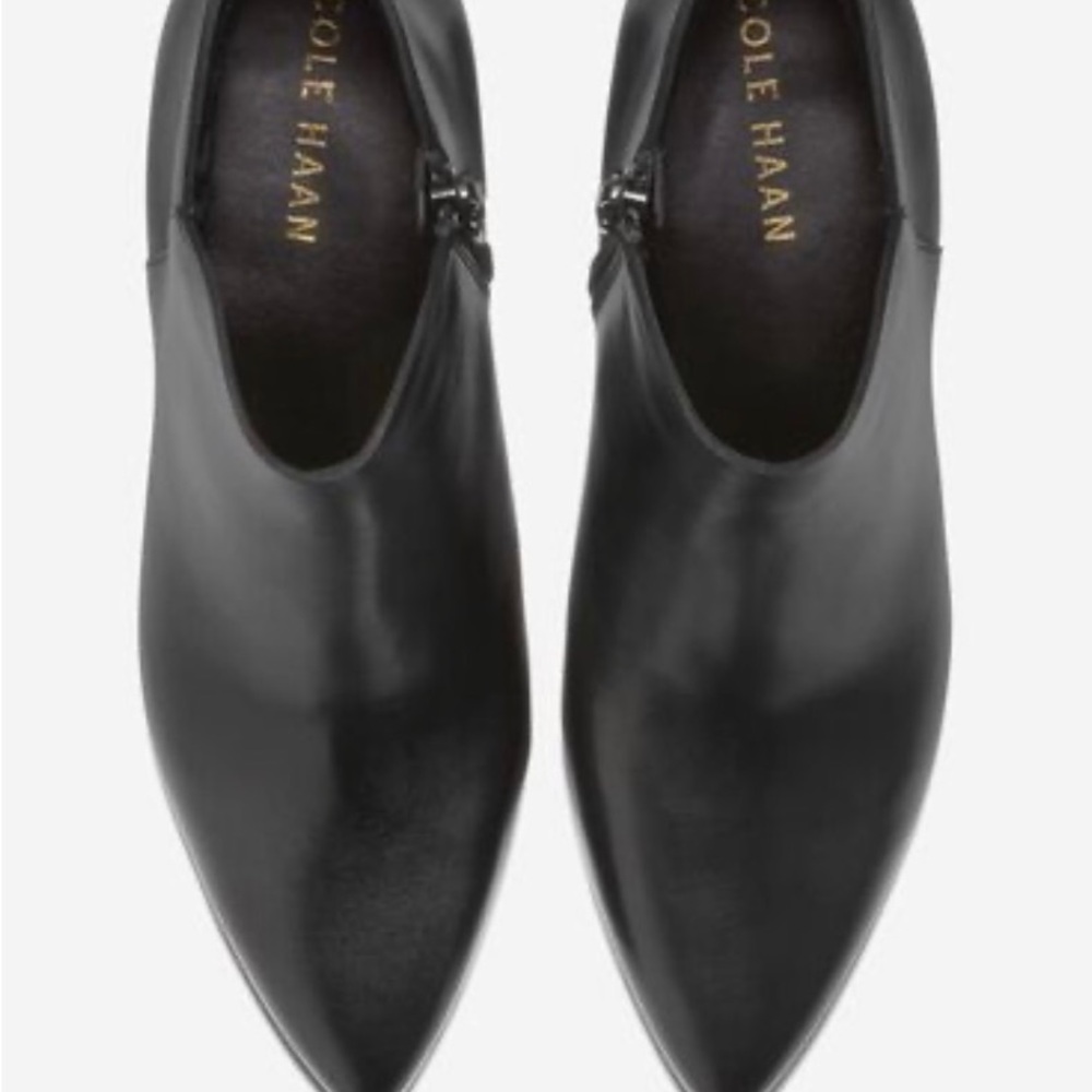 Cole Haan Black Ankle Booties with Zipper
NWOB